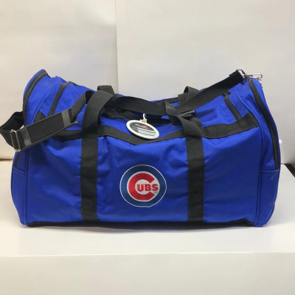 Tournamax Chicago Cubs Logo Duffle Bag Blue 22”